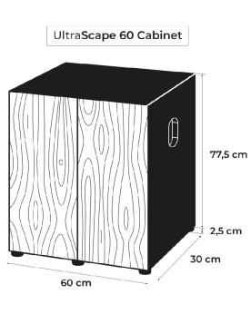 Aquael UltraScape Cabinet 60 Snow