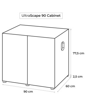 Aquael UltraScape Cabinet 90 Snow