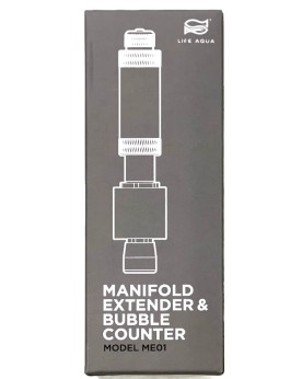Life Aqua - Manifold Extender + Bubble Counter