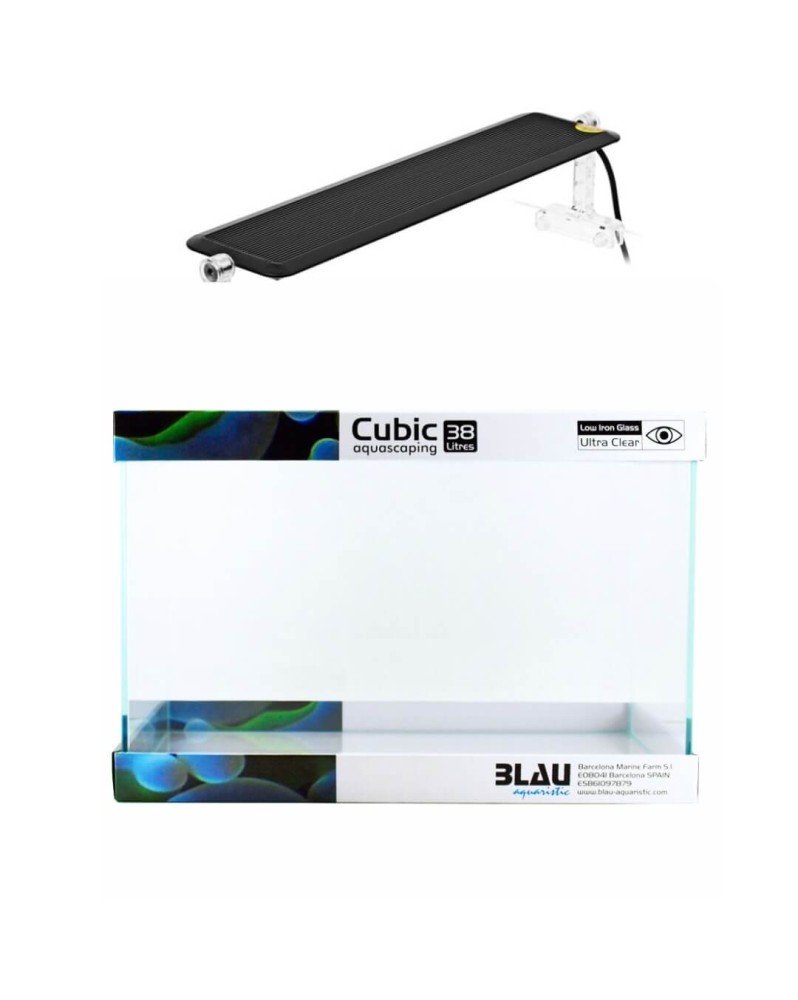 Kit Blau Cubic Aquascaping 45cm (38L) + Chihiros A2