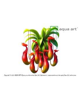 Nepenthes macfarlanei - Aqua-art Nepenthes macfarlanei, nommée d'ap...