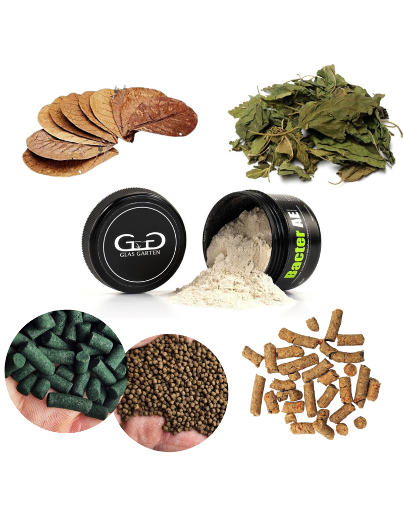 Kit 6 Nourritures et Additifs Crevettes - L'éssentiel Kit de 6 nour...