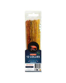 Gioia Shrimp - 12 Lollies Mixtes Fruités Bio Lollies Mixte fruités ...