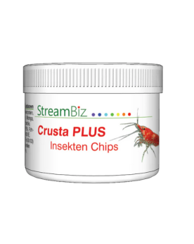 StreamBiz - Crusta Plus Insekten Chips 40g Aliment complet pour cru...