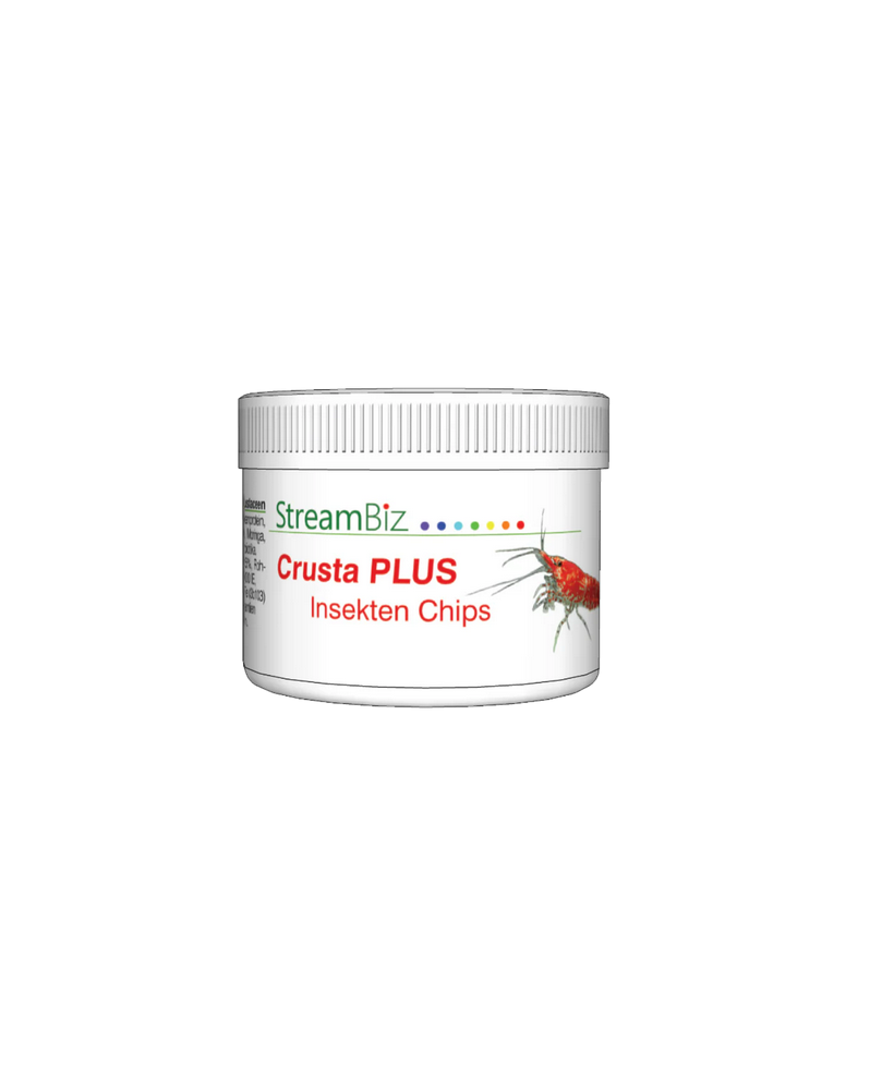 StreamBiz - Crusta Plus Insekten Chips 40g Aliment complet pour cru...