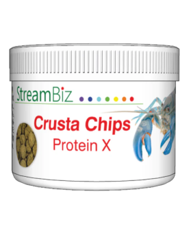 StreamBiz - Crusta Chips Protein 40g Aliment complet pour crustacés...