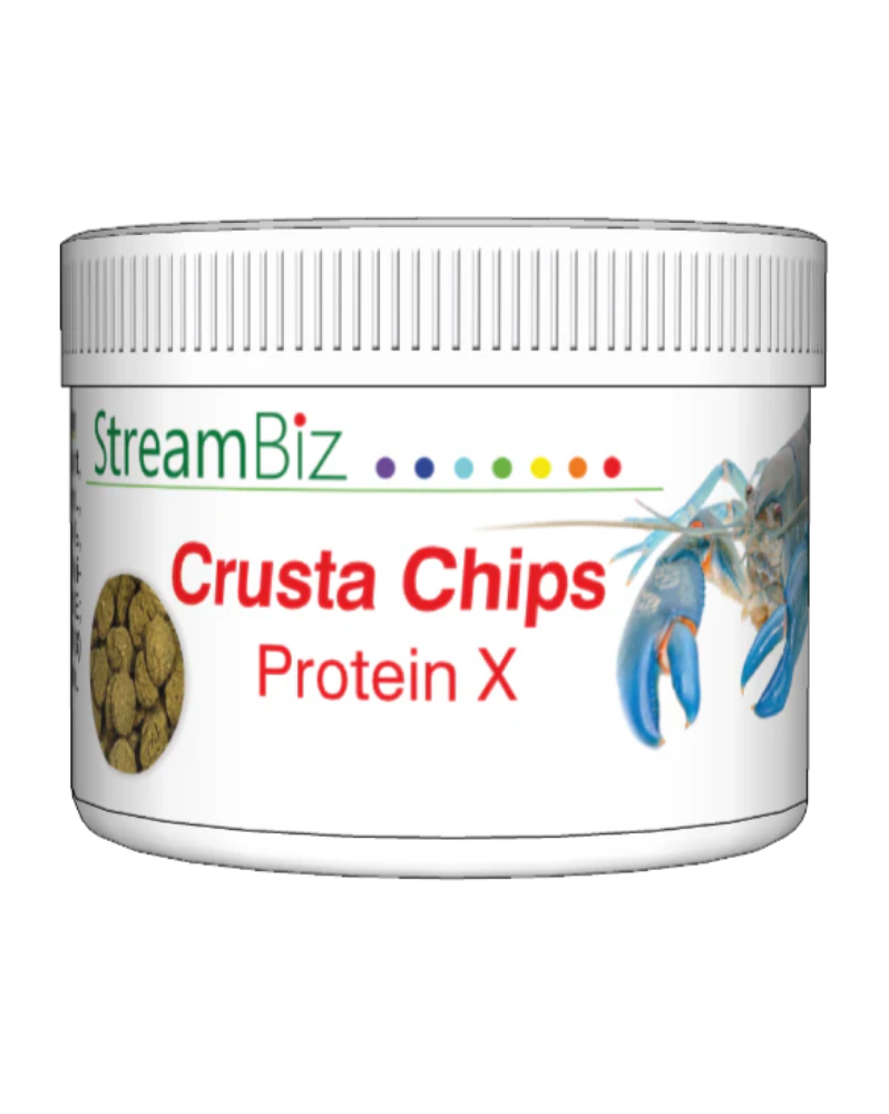 StreamBiz - Crusta Chips Protein 40g Aliment complet pour crustacés...