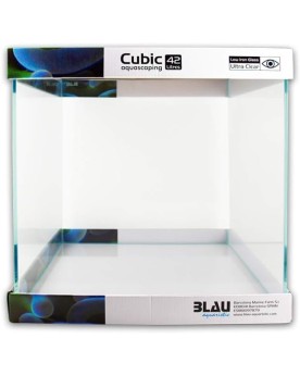 Blau Cubic Aquascaping 35 x 35 x 35cm (42L) Ultra-Clear La Livraiso...