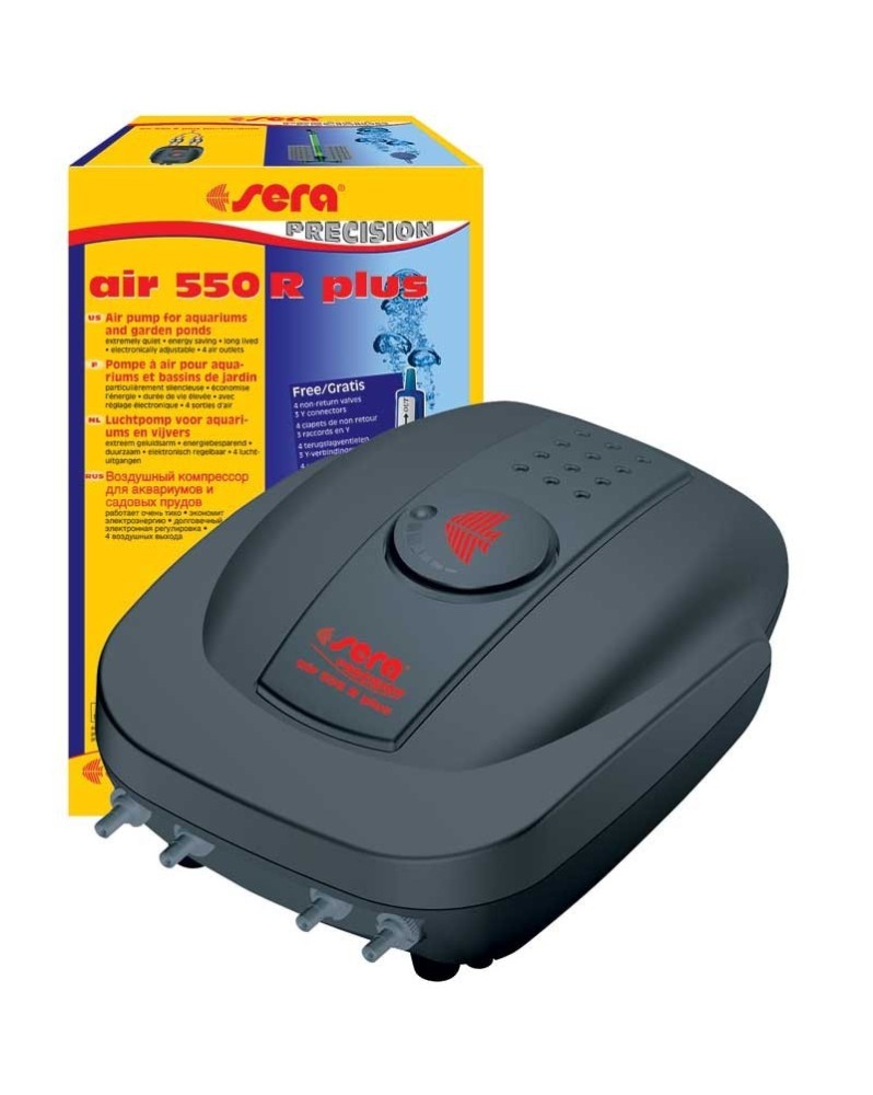 Sera - Air 550R Plus - Débit 550l/h ajustable - 4 Sorties Pompe à a...