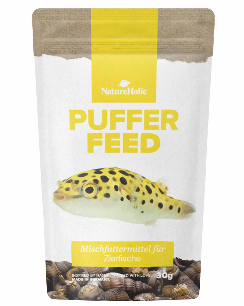 NaturHolic - Pufferfeed (Tetraodon) 50ml Nourriture spéciale pour t...