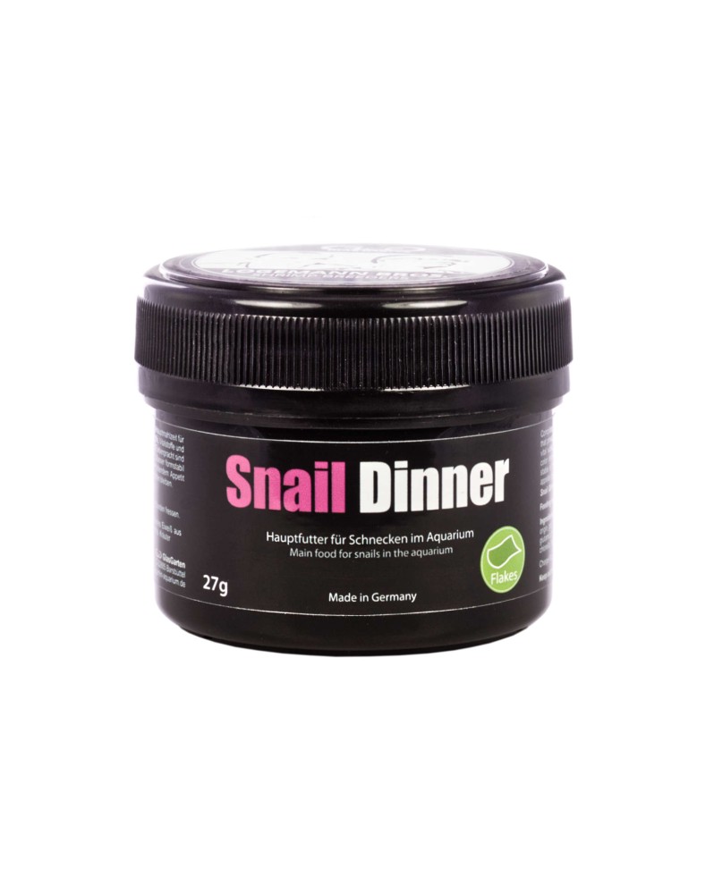 Glasgarten - Snail Dinner 27g Aliment complet en chips pour les esc...