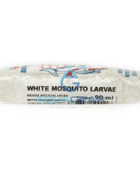 Larves de Moustique Blanches Vivantes - 90ml Les larves de moustiqu...