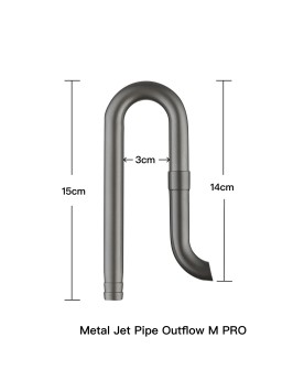 Chihiros - Metal Jet Pipe Outflow Pro M - 12/16mm Chihiros Metal Ou...