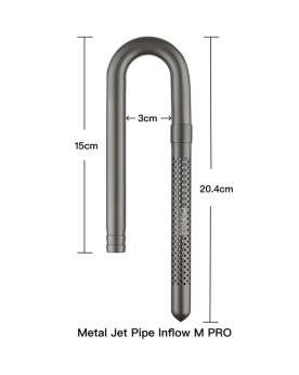 Chihiros - Metal Jet Pipe Inflow Pro M - 12/16mm Chihiros Metal Inf...