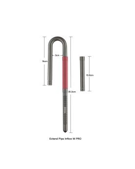 Chihiros - Extend Pipe Inflow Pro M - 12/16mm Extension pour Chihir...