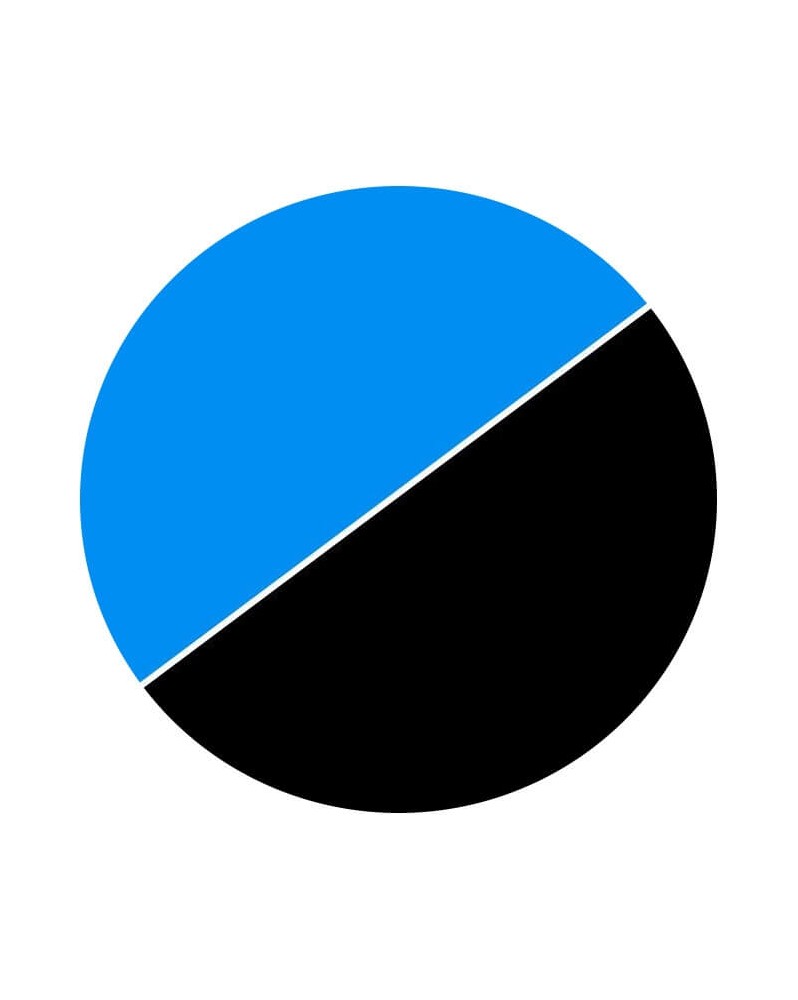 Poster de fond Noir/Bleu (au mètre)