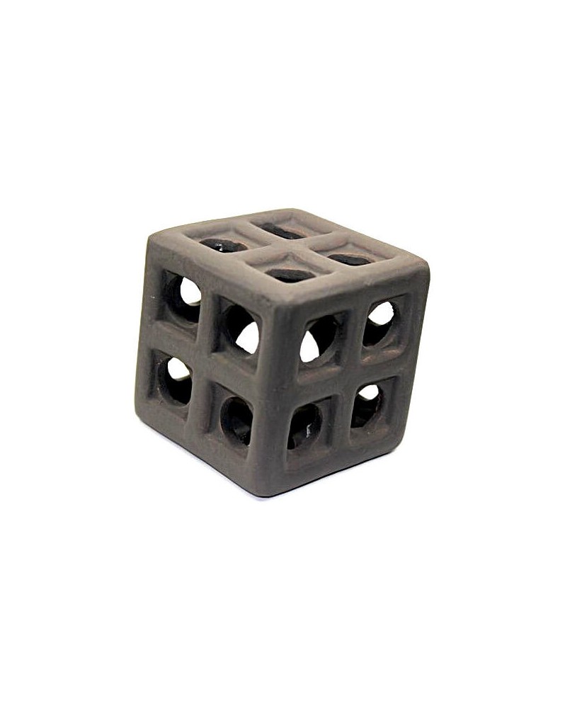 Cube en céramique XXL Brun
