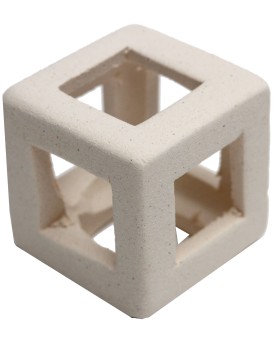 Cube en céramique Blanc (à l'unité)
