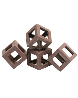 5 Cubes en céramique