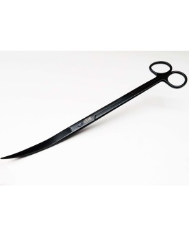 Ista Pro Scissor 25 cm Curve End Black