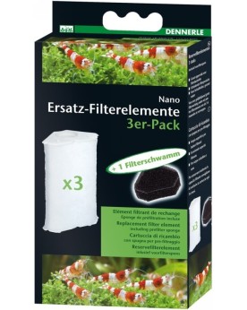 Dennerle Element Filtrant de Rechange x3