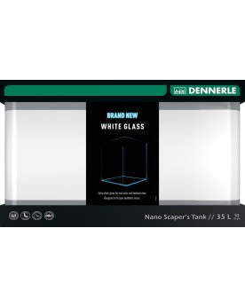Dennerle Scaper's Tank 35L (Cuve Nue) - White Glass